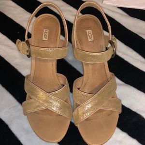 UGG Australia Platform Wedge Sandals